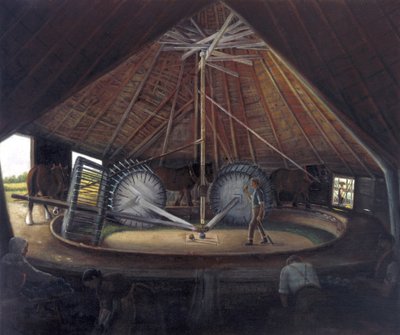 Woad Mill v Parson Drove, kolem roku 1900 od Alfred Balding