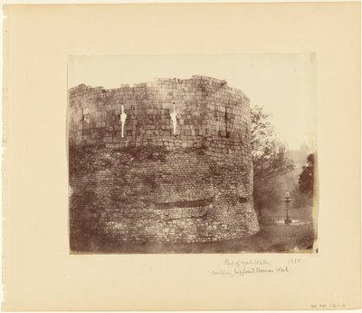 Část hradeb York Walls od Alfred Capel Cure
