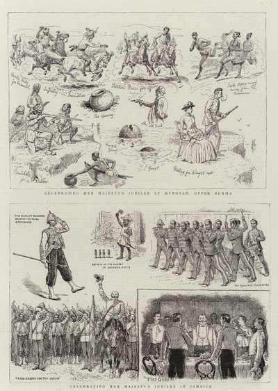 Oslavy jubilea Jejího Veličenstva od Alfred Chantrey Corbould