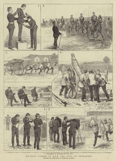 Vojenská kariéra Jeho královské výsosti vévody z Connaughtu od Alfred Chantrey Corbould