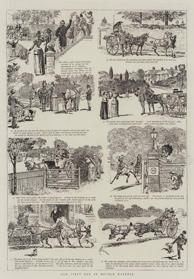 Náš první den ve dvou postrojích od Alfred Chantrey Corbould