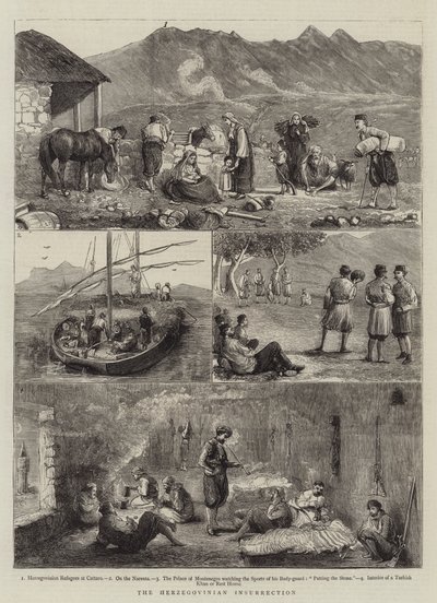Hercegovské povstání od Alfred Chantrey Corbould
