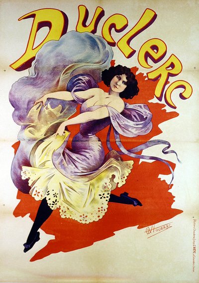 Plakát Duclerc (barevný lito) od Alfred Choubrac