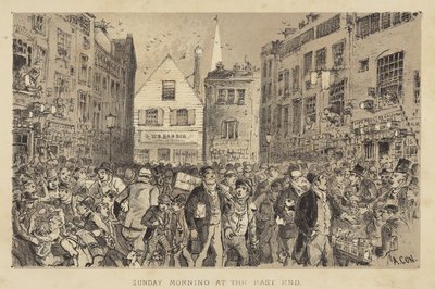 Nedělní ráno v East Endu od Alfred Concanen