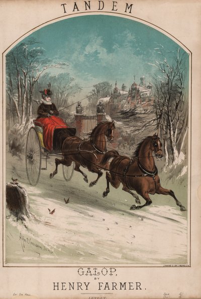 Tandem (barevné lito) od Alfred Concanen