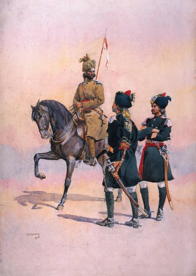 Voják 37. kopiníků (Baluch Horse) Baluch, 36. Jacob