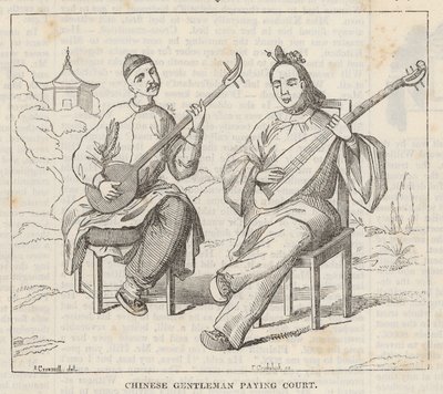 Čínští pánové hrají soud od Alfred Crowquill