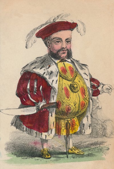 Jindřich VIII, 1856 od Alfred Crowquill