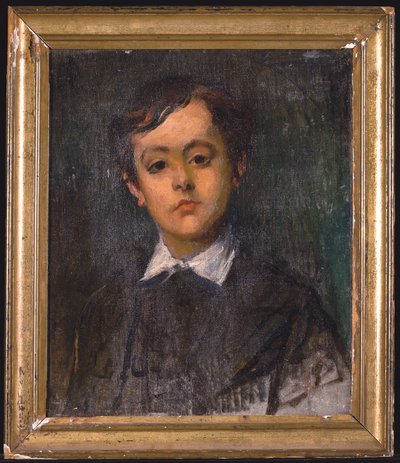 Taiteilijan pojan muotokuva (öljy kankaalle) od Alfred Dehodencq