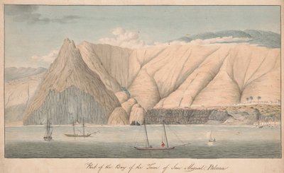 Část zálivu města San Miguel, La Palma od Alfred Diston