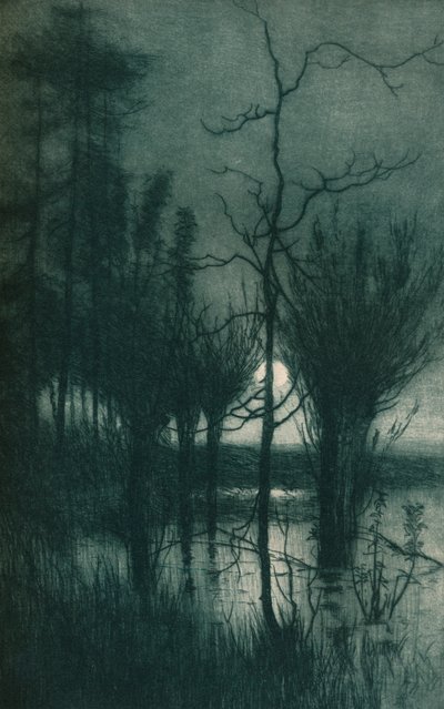 Tichý měsíc, c1901 od Alfred East