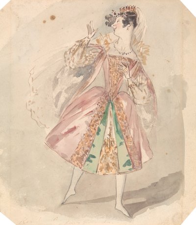Tanečník od Alfred-Edward Chalon