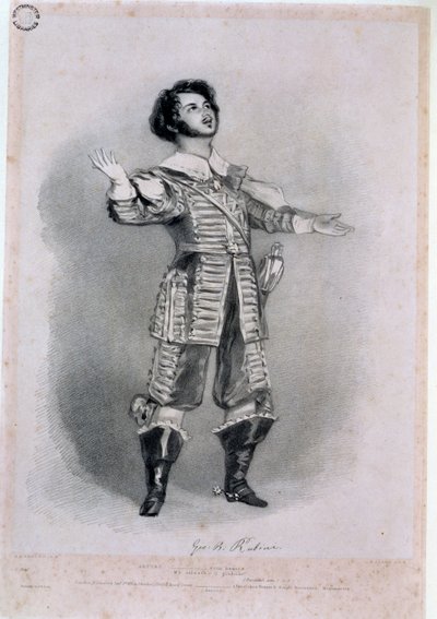 Giovanni Battista Rubini (1794-1854) jako Arturo v 