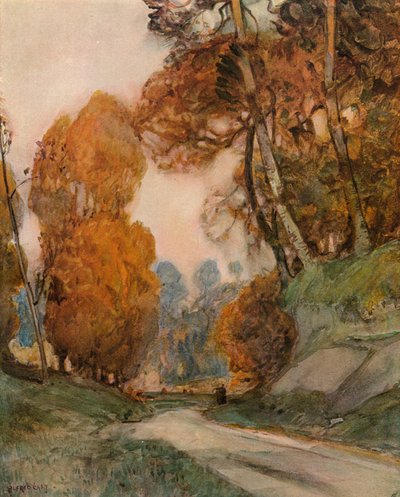 Podzim, c1844-1906, 1906 od Alfred East