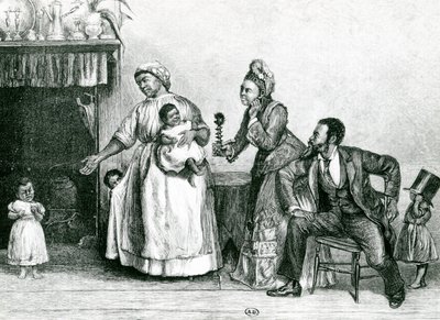 Návštěva tety Chloes, 1877 od Alfred Edward Emslie
