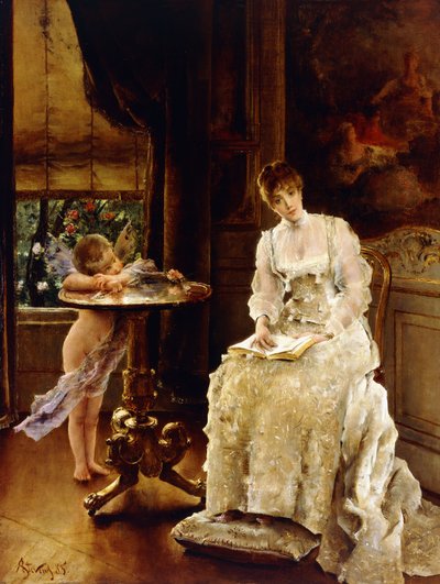 Posel lásky od Alfred Emile Stevens