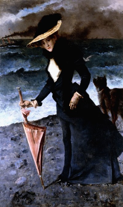 The Gale, 1891 od Alfred Emile Stevens