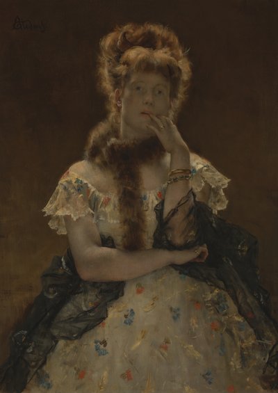 Pařížská sfinga od Alfred Emile Stevens