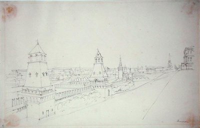 Moskva, 1827 od Alfred Gomersal Vickers