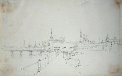 Moskva, 1827 od Alfred Gomersal Vickers