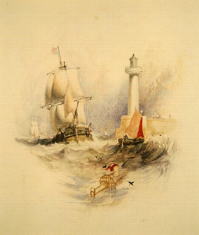 Ramsgate Harbour (akvarel) od Alfred Gomersal Vickers