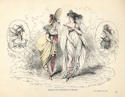 Merveilleuses v době francouzské revoluce od Alfred Grevin