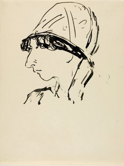 Hlava dívky od Alfred H. Maurer