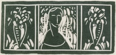 Linoleum Cut with Tribute od Sherwood Anderson od Alfred H. Maurer