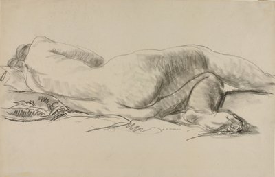 Ležící akt od Alfred H. Maurer