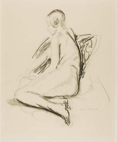 Sedící akt od Alfred H. Maurer