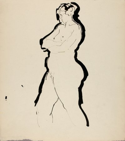 Stojící akt od Alfred H. Maurer