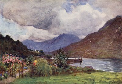 Zahrada v Leenane, Connemara od Alfred Heaton Cooper