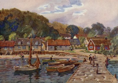 Arild, rybářská vesnice poblíž Molle od Alfred Heaton Cooper