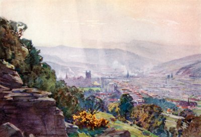 Bath, z Hampton Rocks (barva lito) od Alfred Heaton Cooper