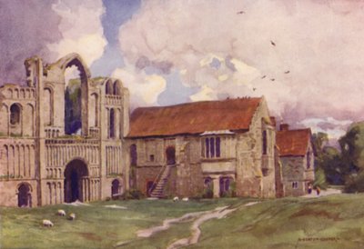 Castleacre Priory, Norfolk od Alfred Heaton Cooper