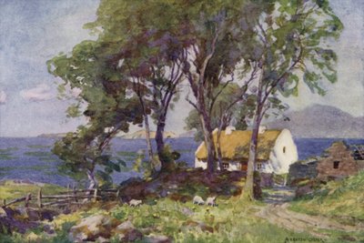 Chata u moře, Renvyle od Alfred Heaton Cooper