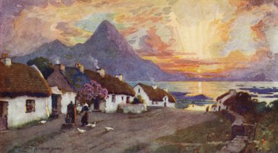 Croag Patrick a Clew Bay, Westport, hrabství Galway od Alfred Heaton Cooper