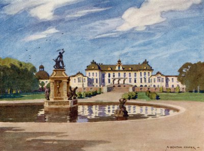 Drottningholmský palác, Stockholm od Alfred Heaton Cooper