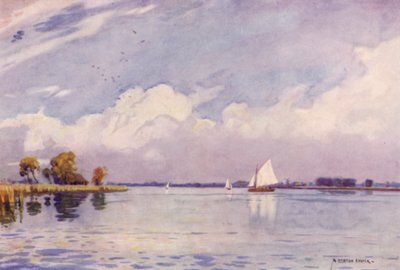 Hickling Broad, Norfolk od Alfred Heaton Cooper