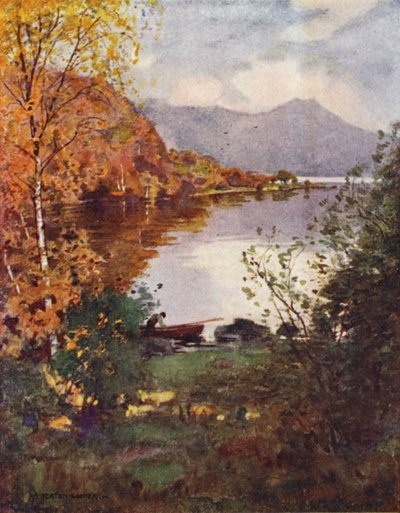 Ostrov Innisfallen, Killarney od Alfred Heaton Cooper