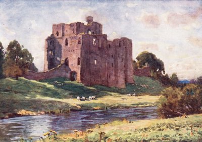 Lake District: Brougham Castle, Penrith (barevná litografie) od Alfred Heaton Cooper