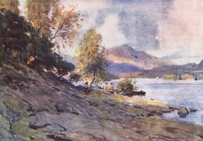 Lake District: (barevná litografie) od Alfred Heaton Cooper