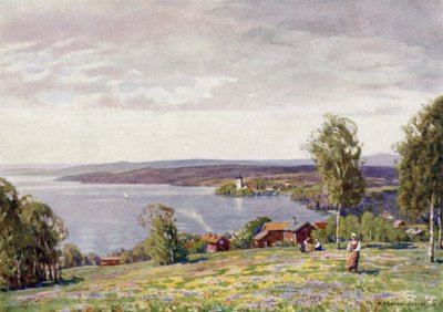 Jezero Siljan od Alfred Heaton Cooper
