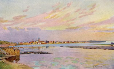 Lulea, Laponsko, vývozní přístav pro železnou rudu od Alfred Heaton Cooper
