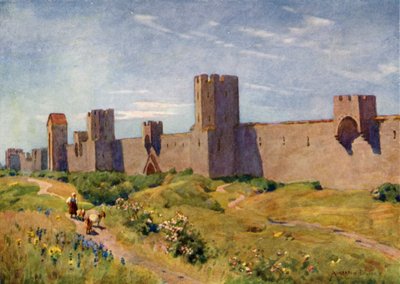 Hradby Visby od Alfred Heaton Cooper