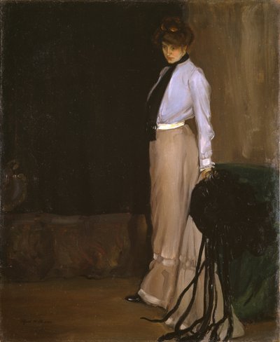 Model, asi 1902 (olej na plátně) od Alfred Henry Maurer