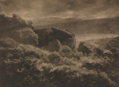 Práce s kamerou: Déšť z kopců, 1905. od Alfred Horsley Hinton