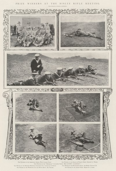 Vítězové na setkání Bisley Rifle od Alfred Hugh Fisher