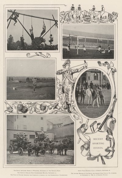 Nedávné sportovní události od Alfred Hugh Fisher