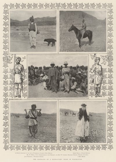 Blokáda žáruvzdorného kmene ve Waziristánu od Alfred Hugh Fisher
